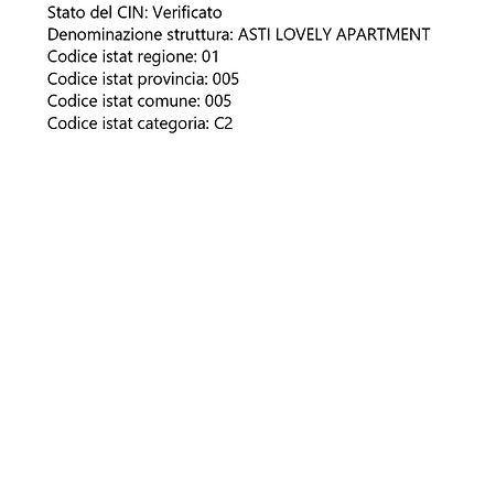 Asti Lovely Apartment Exterior foto